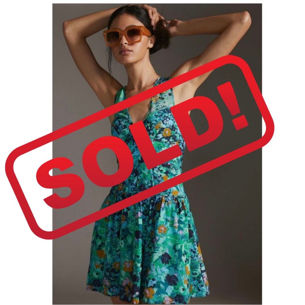 Brand New Anthropologie Corset Mini Dress